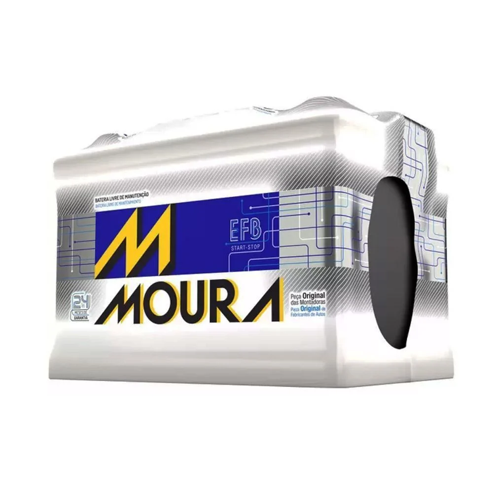 Bateria Moura EFB 50Ah Start-Stop em estoque em Americana SP